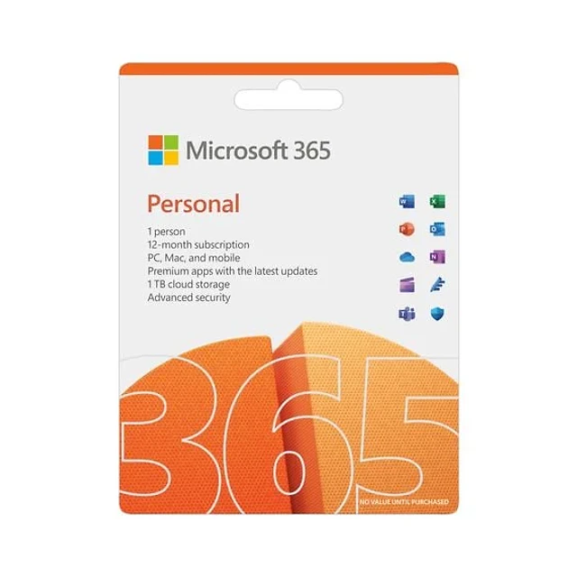 Hình sản phẩm Phần mềm M365 Personal Subscr PK Lic 1YR Online APAC EM
