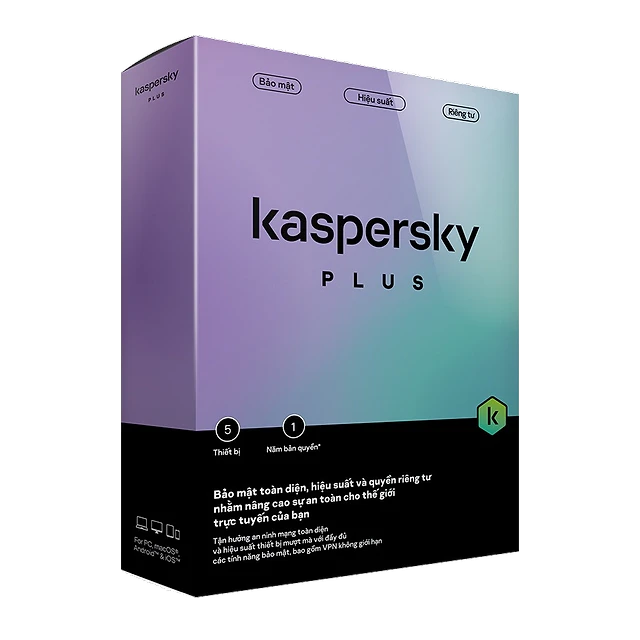 Hình sản phẩm Kaspersky Plus 5