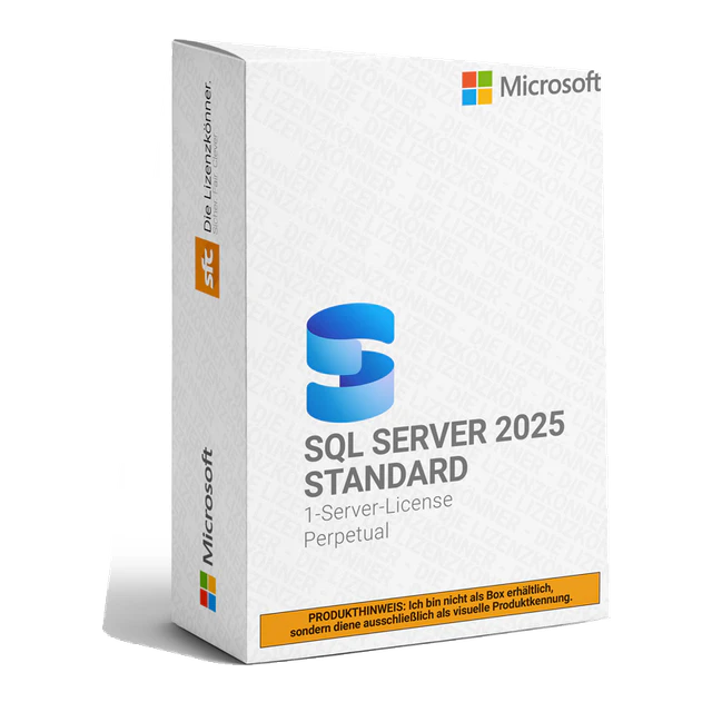 Hình sản phẩm SQL Server 2025 Standard Edition Perpetual 1 Server License