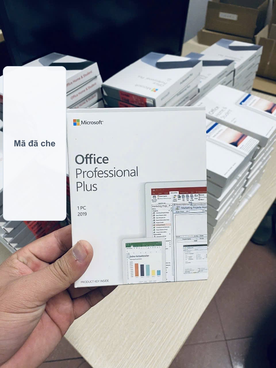 Ảnh thực tế hộp Office 2019 Pro Plus